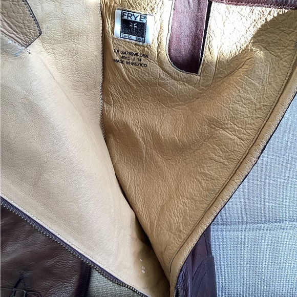 Frye Brown Equestrian Leather Boots 7 - Picture 8 of 16